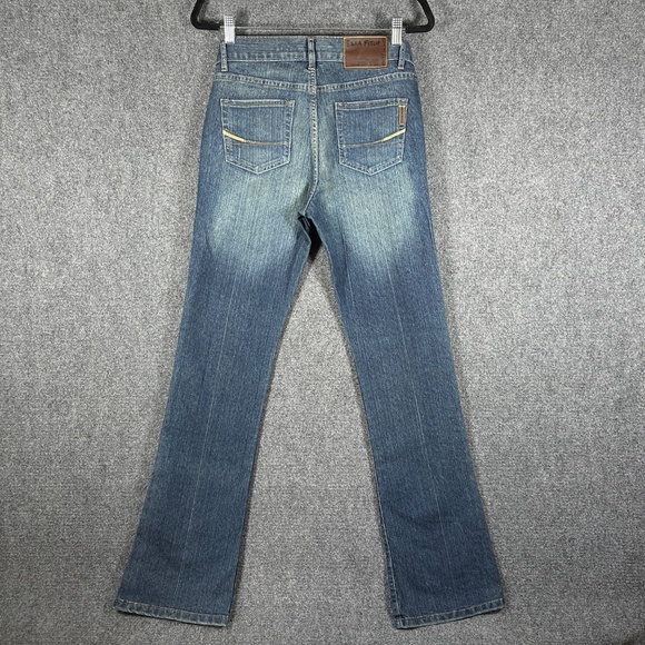 NWT Ezra Fitch Vintage Y2K Bootcut Jeans Mid Wash Womens Size 29x34 #1796 - Picture 2 of 11